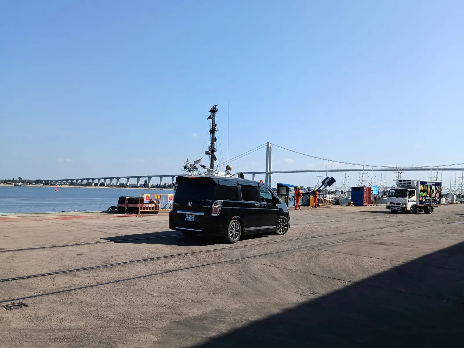 Support Vehicle at Harbor